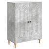vidaXL Sz&eacute;f Betonsz&uuml;rke 66 x 34,5 x 90 cm Szerelt Fa