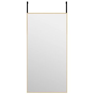 vidaXL arany &uuml;veg &eacute;s alum&iacute;nium ajt&oacute;t&uuml;k&ouml;r 40x80 cm