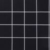 vidaXL fekete kockás oxford szövet kerti padpárna 180 x 50 x 7 cm
