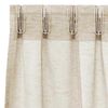 vidaXL Voile F&uuml;gg&ouml;ny 2 pcs Homoksz&iacute;n 245 x 140 cm Poli&eacute;szter