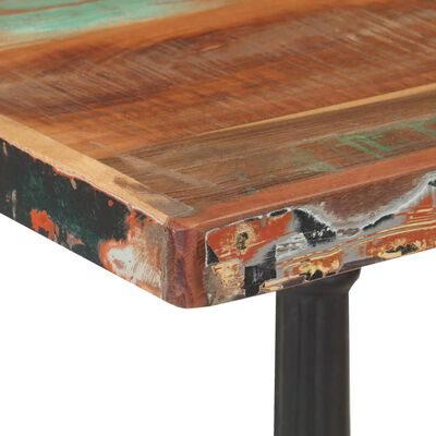 vidaXL tömör újrahasznosított fa bisztróasztal 60 x 60 x 76 cm