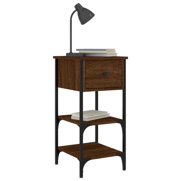 vidaXL 2 db barna t&ouml;lgysz&iacute;nű szerelt fa &eacute;jjeliszekr&eacute;ny 34x36x70 cm