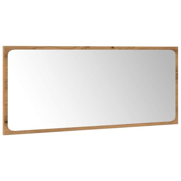 vidaXL 5 r&eacute;szes k&eacute;zműves t&ouml;lgy sz&iacute;nű szerelt fa f&uuml;rdőszobai b&uacute;torszett