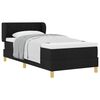 vidaXL Boxrug&oacute;s &aacute;gy fejt&aacute;ml&aacute;val Fekete 90 x 200 cm sz&ouml;vet