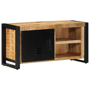 vidaXL t&ouml;m&ouml;r nyers mang&oacute;fa TV-szekr&eacute;ny 80x30x40 cm