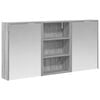 vidaXL F&uuml;rdőszobai Szekr&eacute;ny Szett 3 db 126 x 16 x 62.5 cm Szerelt fa