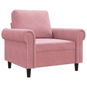 vidaXL r&oacute;zsasz&iacute;n b&aacute;rsony kanap&eacute;fotel 60 cm