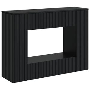 vidaXL Konzolasztal Cs&iacute;kos Fekete 101 x 29 x 74 cm M&eacute;rn&ouml;ki fa