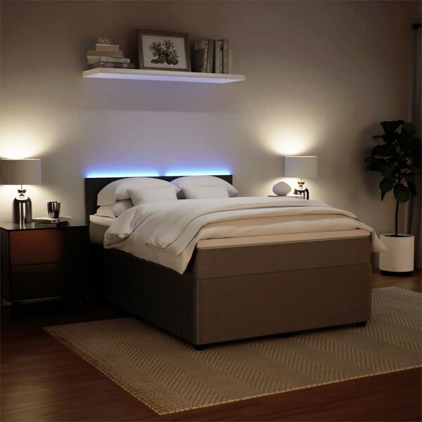 vidaXL vil&aacute;gossz&uuml;rke b&aacute;rsony rug&oacute;s &aacute;gy matraccal 140x190 cm