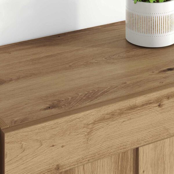 vidaXL Fali szekr&eacute;ny 2 pcs Artisan t&ouml;lgy 69,5 x 34 x 90 cm Faanyag