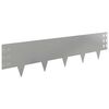 vidaXL Fűszeg&eacute;lyez&eacute;s 20 pcs 100 x 25 cm Ac&eacute;l Ez&uuml;st