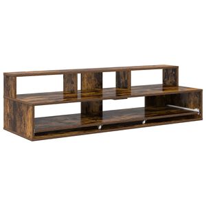 vidaXL St&uacute;di&oacute; &iacute;r&oacute;asztal F&uuml;st&ouml;s T&ouml;lgy 130 x 42,5 x 36 cm Szerelt Fa