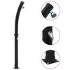 vidaXL fekete szol&aacute;rzuhany 214 cm 20 L