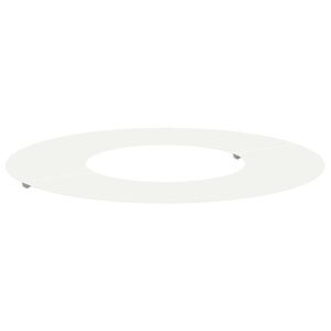 vidaXL Alkalmas lapos fa gyűrűh&ouml;z Feh&eacute;r &Oslash;30 / 60 cm Ac&eacute;l