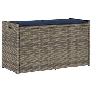 vidaXL sz&uuml;rke polyrattan k&uuml;lt&eacute;ri t&aacute;rol&oacute;pad p&aacute;rn&aacute;val 100 cm