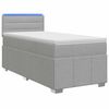 vidaXL Boxspring &aacute;gy matraccal Vil&aacute;gossz&uuml;rke 80 x 200 cm Sz&ouml;vet