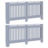vidaXL Radi&aacute;tor fedez&eacute;k 2 db Sz&uuml;rke 172 x 19 x 81,5 cm Szerelt Fa