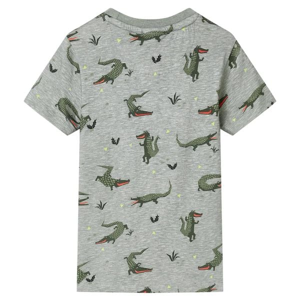 Világos keki melange gyerekpóló 128