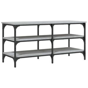 vidaXL sz&uuml;rke sonoma sz&iacute;nű szerelt fa cipőpolc 100 x 38,5 x 49 cm