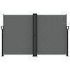 vidaXL antracitszürke behúzható oldalsó napellenző 160 x 1000 cm