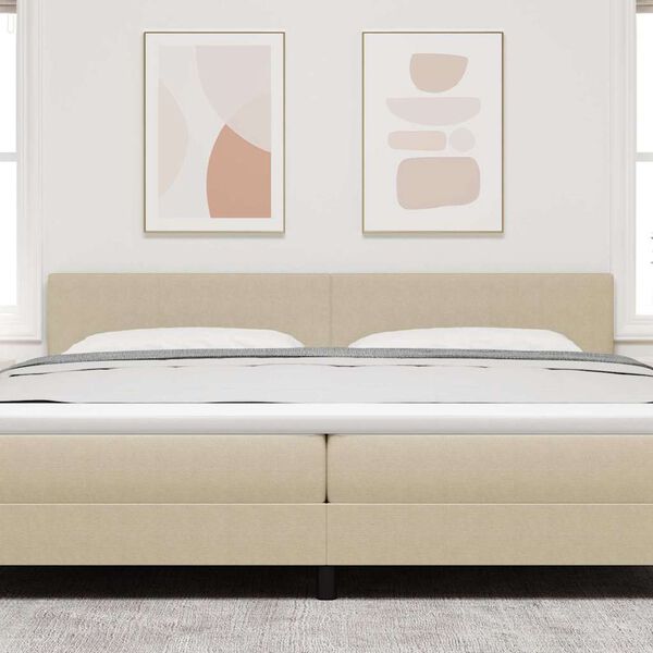 vidaXL Fejtámla fejtámlával Világos Zöld Szürke 200 cm Műbőr