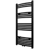 Fekete f&uuml;rdőszobai &iacute;ves t&ouml;r&ouml;lk&ouml;zőtart&oacute; k&ouml;zponti fűt&eacute;ssel 500x1160 mm