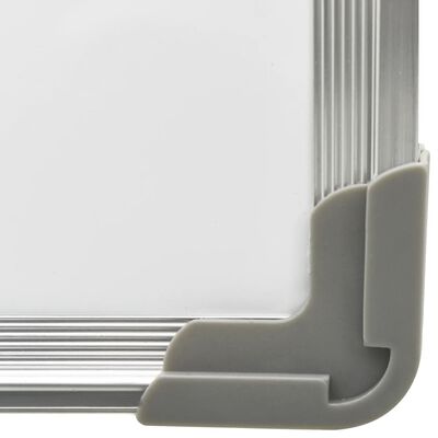 vidaXL fehér acél mágnestábla 110 x 60 cm