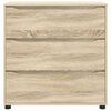 vidaXL T&aacute;rol&oacute;szekr&eacute;ny Sonoma t&ouml;lgy 80 x 31 x 81 cm Faanyag