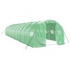 vidaXL z&ouml;ld ac&eacute;lv&aacute;zas melegh&aacute;z 36 m&sup2; 12 x 3 x 2 m