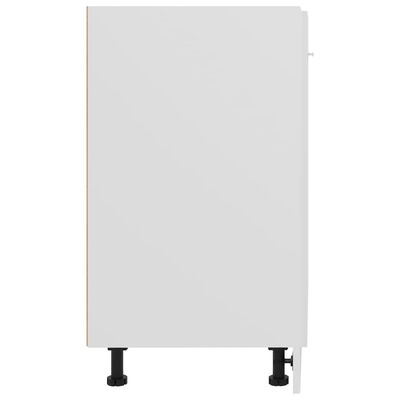 vidaXL magasfényű fehér forgácslap alsószekrény 60 x 46 x 81,5 cm