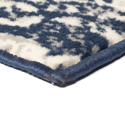 vidaXL bézs/kék modern szőnyeg kasmír mintával 80 x 150 cm