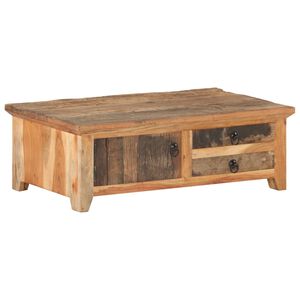 vidaXL t&ouml;m&ouml;r &uacute;jrahasznos&iacute;tott fa doh&aacute;nyz&oacute;asztal 90 x 50 x 31 cm