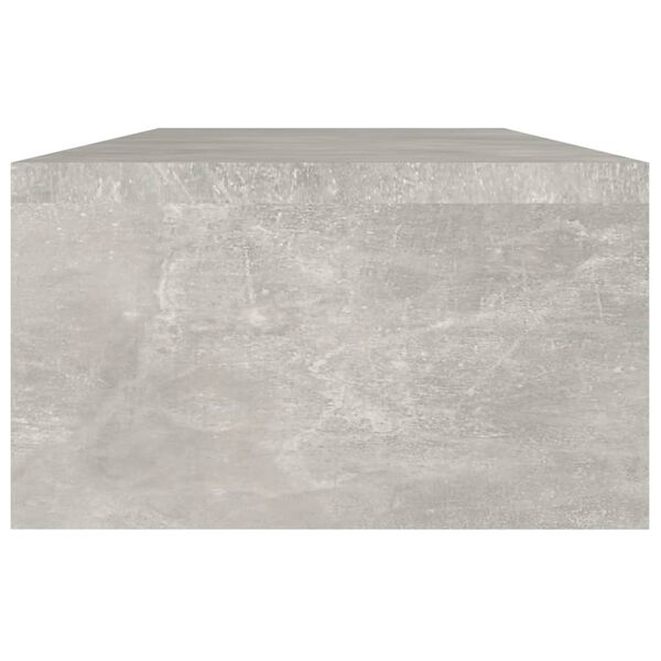 vidaXL betonsz&uuml;rke szerelt fa monitor&aacute;llv&aacute;ny 60 x 23,5 x 12 cm