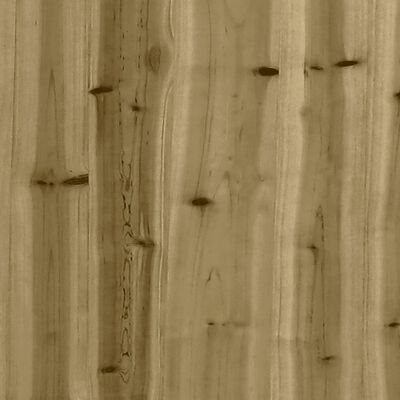 vidaXL 9 részes impregnált fenyőfa kerti pihenőgarnitúra