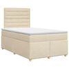 vidaXL Boxspring &aacute;gy matraccal Kr&eacute;msz&iacute;nű 120 x 190 cm Sz&ouml;vet