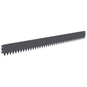 vidaXL Fűszeg&eacute;lyez&eacute;s 30 db 103 x 10 cm Ac&eacute;l Antracitsz&uuml;rke