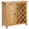 vidaXL t&ouml;m&ouml;r t&ouml;lgyfa bortart&oacute; szekr&eacute;ny 11 palackhoz 80 x 32 x 80 cm