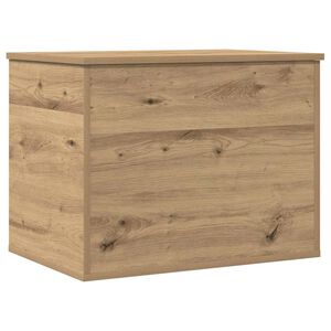 vidaXL T&aacute;rol&oacute; Doboz k&eacute;zműves t&ouml;lgy 60 x 42 x 46 cm Szerelt Fa