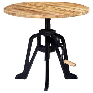 vidaXL t&ouml;m&ouml;r mang&oacute;fa &eacute;s &ouml;nt&ouml;ttvas kisasztal 60 x (46-63) cm