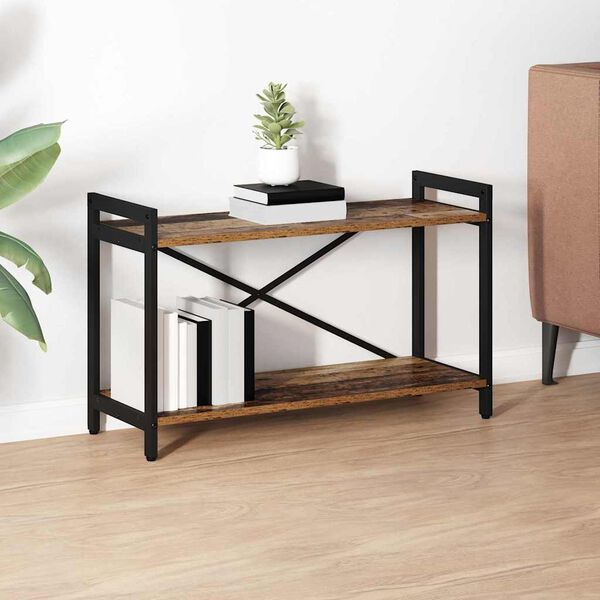 vidaXL K&ouml;nyvespolc R&eacute;gi fa 40 x 30 x 85 cm Faanyag