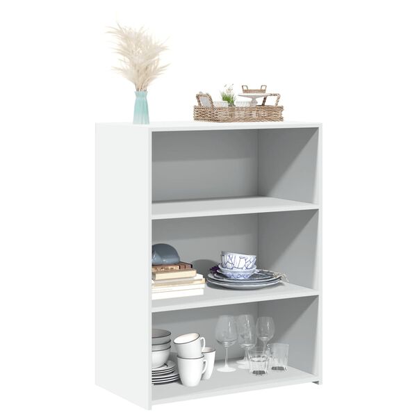 vidaXL feh&eacute;r szerelt fa t&aacute;lal&oacute;szekr&eacute;ny 70 x 41 x 93 cm