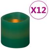 vidaXL 12 db meleg feh&eacute;r LED-es gyertya
