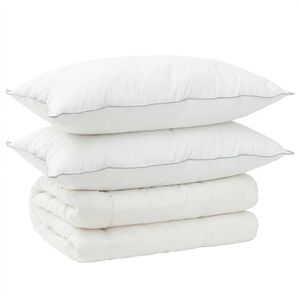 vidaXL Paplan &eacute;s p&aacute;rna szett 3 db 200 x 200 cm 4 &eacute;vszak 300 GSM Gyapj&uacute;