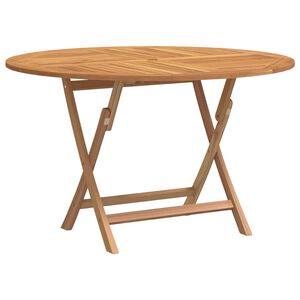vidaXL t&ouml;m&ouml;r t&iacute;kfa &ouml;sszecsukhat&oacute; kerti asztal &Oslash; 110 x 75 cm