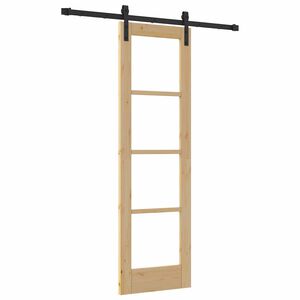 vidaXL Cs&uacute;sz&oacute; ajt&oacute; ORKDAL Term&eacute;szetes 61 x 198,5 cm