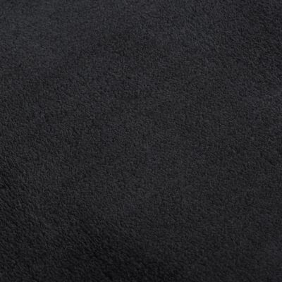 vidaXL fekete csúszásmentes rövid szálú mosható szőnyeg 160 x 230 cm