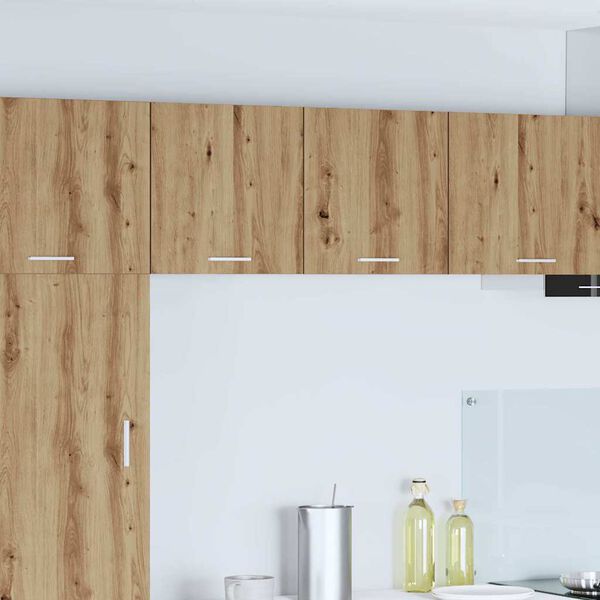 vidaXL F&uuml;ggő szekr&eacute;ny Artisan t&ouml;lgy &eacute;s feh&eacute;r 40 x 31 x 40 cm Faanyag