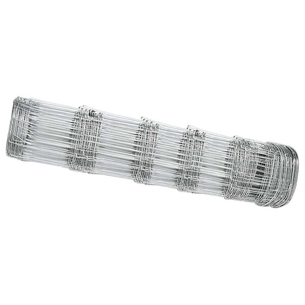 vidaXL Legelőkerítés Szürke 0.8 x 10 m Acél