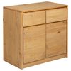 vidaXL SAUDA t&ouml;lgysz&iacute;nű t&ouml;m&ouml;r fenyőfa t&aacute;lal&oacute;szekr&eacute;ny 80 x 43 x 75,5 cm
