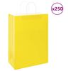 vidaXL 250 db s&aacute;rga pap&iacute;rzacsk&oacute;k foganty&uacute;kkal 32x17x44 cm